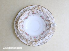 画像8: OB405 Royal Doulton  ロイヤルドルトン ローズパターン ティートリオ (8)