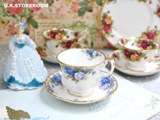 画像1: RA242 Royal Albert  ロイヤルアルバート ムーンライトローズ ティーカップ＆ソーサー (1)