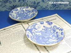 画像1: RW108 Royal Worcester  ロイヤルウースター ブルードラゴン シリアルボウル S (1)