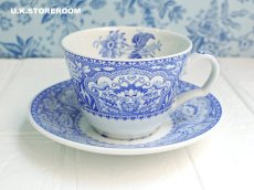 画像2: SPO306 Spode スポード  ブルールームコレクション -フローラル- ティーカップ＆ソーサー (2)