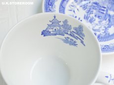 画像7: SPO309 Spode スポード  ブルールームコレクション -ウィロー- ティーカップ＆ソーサー (7)