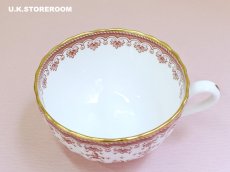 画像11: SPO310 Spode  スポード フルール・ド・リス レッド ティーカップ＆ソーサー (11)