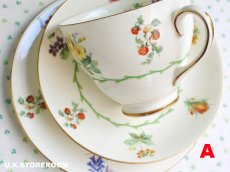 画像27: OB412 Royal Doulton ロイヤルドルトン ワイルドフラワーティートリオ (27)