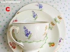 画像32: OB412 Royal Doulton ロイヤルドルトン ワイルドフラワーティートリオ (32)