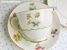 画像15: OB412 Royal Doulton ロイヤルドルトン ワイルドフラワーティートリオ (15)