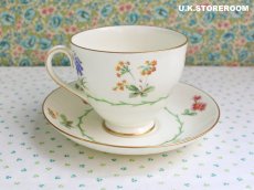 画像11: OB412 Royal Doulton ロイヤルドルトン ワイルドフラワーティートリオ (11)