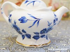 画像10: MB270 Norfolk Royal  ノーフォークロイヤル クラシックティーポットコレクション ミニチュアポット 〜Blue Bouquet〜 (10)