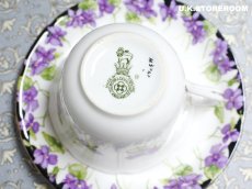 画像14: OB417 Royal Doulton   ロイヤルドルトン スミレ  ティーカップ＆ソーサー (14)