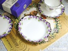 画像1: OB416 Royal Doulton   ロイヤルドルトン スミレ  ボンボンディッシュ (1)