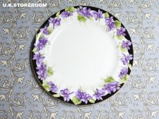 画像3: OB415 Royal Doulton   ロイヤルドルトン スミレ  ビスケットプレート (3)