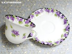 画像11: OB417 Royal Doulton   ロイヤルドルトン スミレ  ティーカップ＆ソーサー (11)