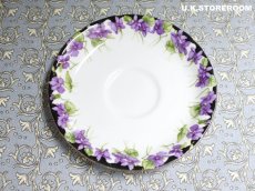 画像9: OB417 Royal Doulton   ロイヤルドルトン スミレ  ティーカップ＆ソーサー (9)