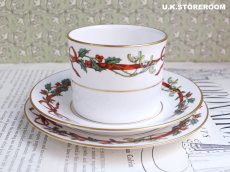 画像6: RW109 Royal Worcester ロイヤルウースター ホーリーリボン ティートリオ B (6)