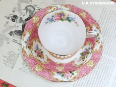 画像9: RA244 Royal Albert  ロイヤルアルバート レディーカーライル  ティートリオ (9)