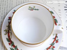 画像10: RW109 Royal Worcester ロイヤルウースター ホーリーリボン ティートリオ B (10)