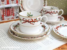 画像1: RW109 Royal Worcester ロイヤルウースター ホーリーリボン ティートリオ B (1)