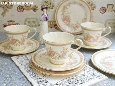 画像1: OB421 Royal Doulton  ロイヤルドルトン リゼッタ ティートリオ (1)