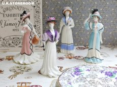 画像1: RW106 Royal Worcester  ロイヤルウースター マイフェアレディ  フィギュリン 〜Lady Camilla〜 (1)