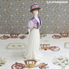 画像3: RW106 Royal Worcester  ロイヤルウースター マイフェアレディ  フィギュリン 〜Lady Camilla〜 (3)