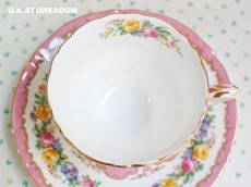 画像11: OB426 Crown Staffordshire  クラウンスタッフォードシャー ピンクチュニス ティートリオ (11)