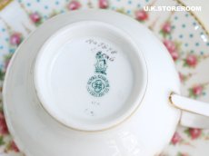 画像11: OB428 Royal Doulton   ロイヤルドルトン ローズ＆ドット ティーカップ＆ソーサー (11)