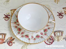 画像7: OB428 Royal Doulton   ロイヤルドルトン ローズ＆ドット ティーカップ＆ソーサー (7)