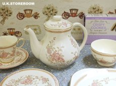 画像1: OB439 Royal Doulton  ロイヤルドルトン リゼッタ ティーポット (1)