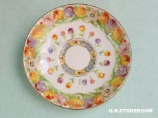 画像14: OB441 Royal Doulton  ロイヤルドルトン チューリップパターン ティートリオ (14)