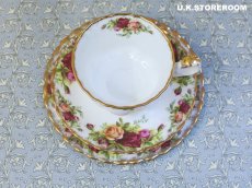 画像12: RA251 Royal Albert   ロイヤルアルバート オールドカントリーローズ  ティートリオ (12)