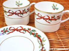 画像5: RW117 Royal Worcester ロイヤルウースター ホーリーリボン ティーカップ＆ソーサー A (5)