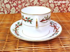 画像9: RW117 Royal Worcester ロイヤルウースター ホーリーリボン ティーカップ＆ソーサー A (9)