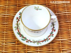 画像10: RW117 Royal Worcester ロイヤルウースター ホーリーリボン ティーカップ＆ソーサー A (10)