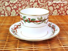 画像7: RW117 Royal Worcester ロイヤルウースター ホーリーリボン ティーカップ＆ソーサー A (7)