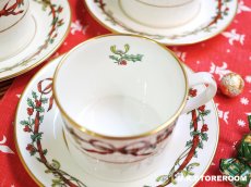 画像3: RW117 Royal Worcester ロイヤルウースター ホーリーリボン ティーカップ＆ソーサー A (3)