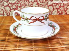 画像8: RW117 Royal Worcester ロイヤルウースター ホーリーリボン ティーカップ＆ソーサー A (8)