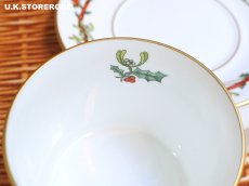 画像7: RW116 Royal Worcester ロイヤルウースター ホーリーリボン ティーカップ＆ソーサー B (7)