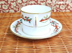 画像5: RW116 Royal Worcester ロイヤルウースター ホーリーリボン ティーカップ＆ソーサー B (5)