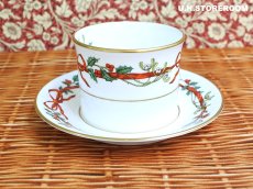 画像3: RW116 Royal Worcester ロイヤルウースター ホーリーリボン ティーカップ＆ソーサー B (3)