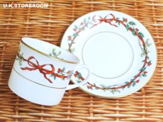 画像11: RW116 Royal Worcester ロイヤルウースター ホーリーリボン ティーカップ＆ソーサー B (11)