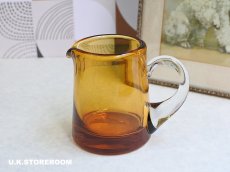 画像4: CO149 Brown Glass Creamer  ブラウンガラスクリーマー (4)