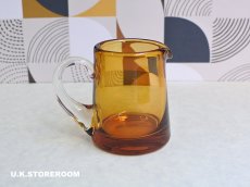 画像7: CO149 Brown Glass Creamer  ブラウンガラスクリーマー (7)