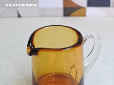 画像11: CO149 Brown Glass Creamer  ブラウンガラスクリーマー (11)