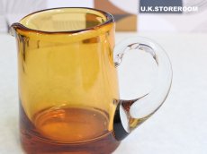 画像9: CO149 Brown Glass Creamer  ブラウンガラスクリーマー (9)