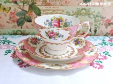 画像3: RA253 Royal Albert  ロイヤルアルバート レディーカーライル  ティートリオ (3)