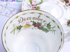 画像8: RA256 Royal Albert    ロイヤルアルバート クリスマスローズ 12月 ティーカップ＆ソーサー (8)