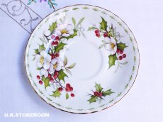 画像9: RA256 Royal Albert    ロイヤルアルバート クリスマスローズ 12月 ティーカップ＆ソーサー (9)