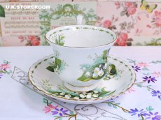 画像3: RA255 Royal Albert   ロイヤルアルバート スズラン 5月 ティーカップ＆ソーサー (3)