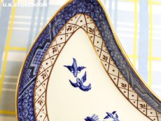 画像3: OB464 Royal  Doulton  ロイヤルドルトン リアルオールドウィロー クレッセントプレート (3)