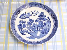 画像10: OB473 Wedgwood ウェッジウッド ウィローパターン モーニングカップ＆ソーサー (10)