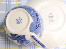 画像14: OB473 Wedgwood ウェッジウッド ウィローパターン モーニングカップ＆ソーサー (14)